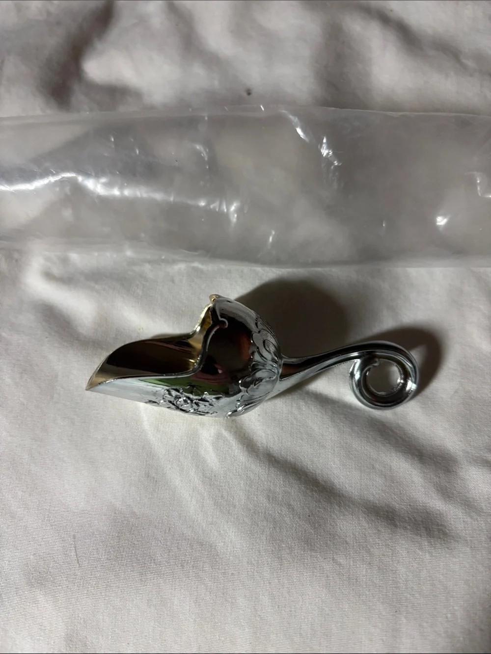 Decorative Spoon/Server with Scroll Handle